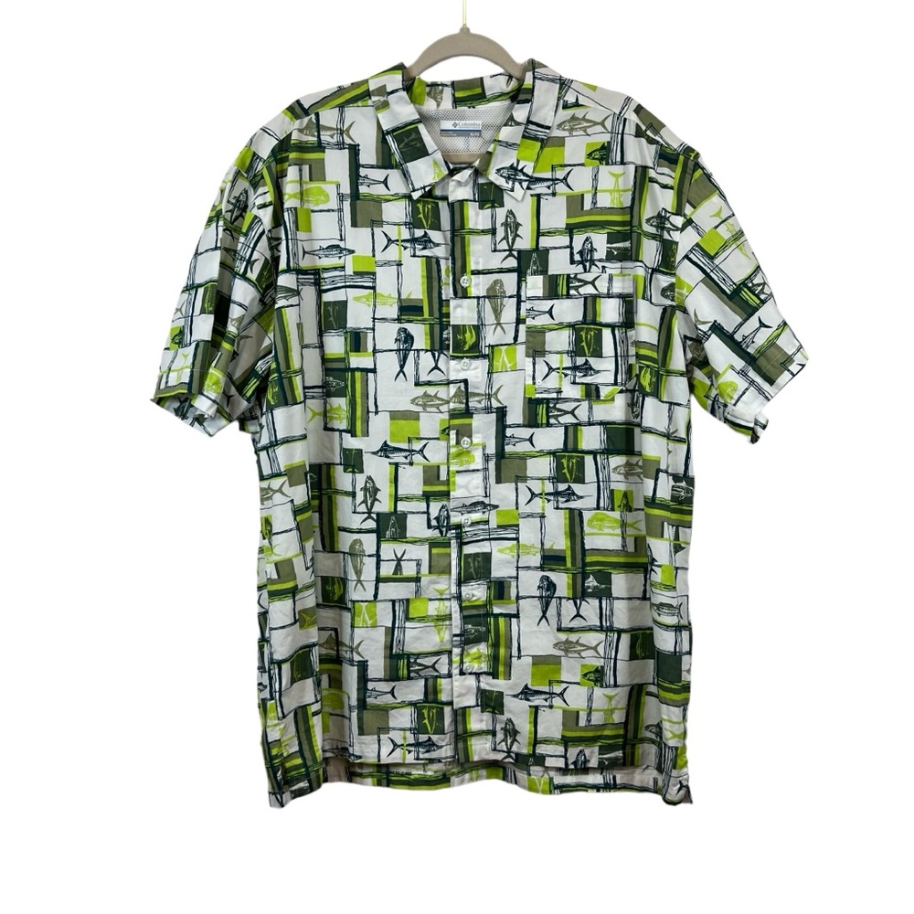 Columbia Men's Shirt Performance Fishing Gear PFG Vented Size XL Outdoor Sports